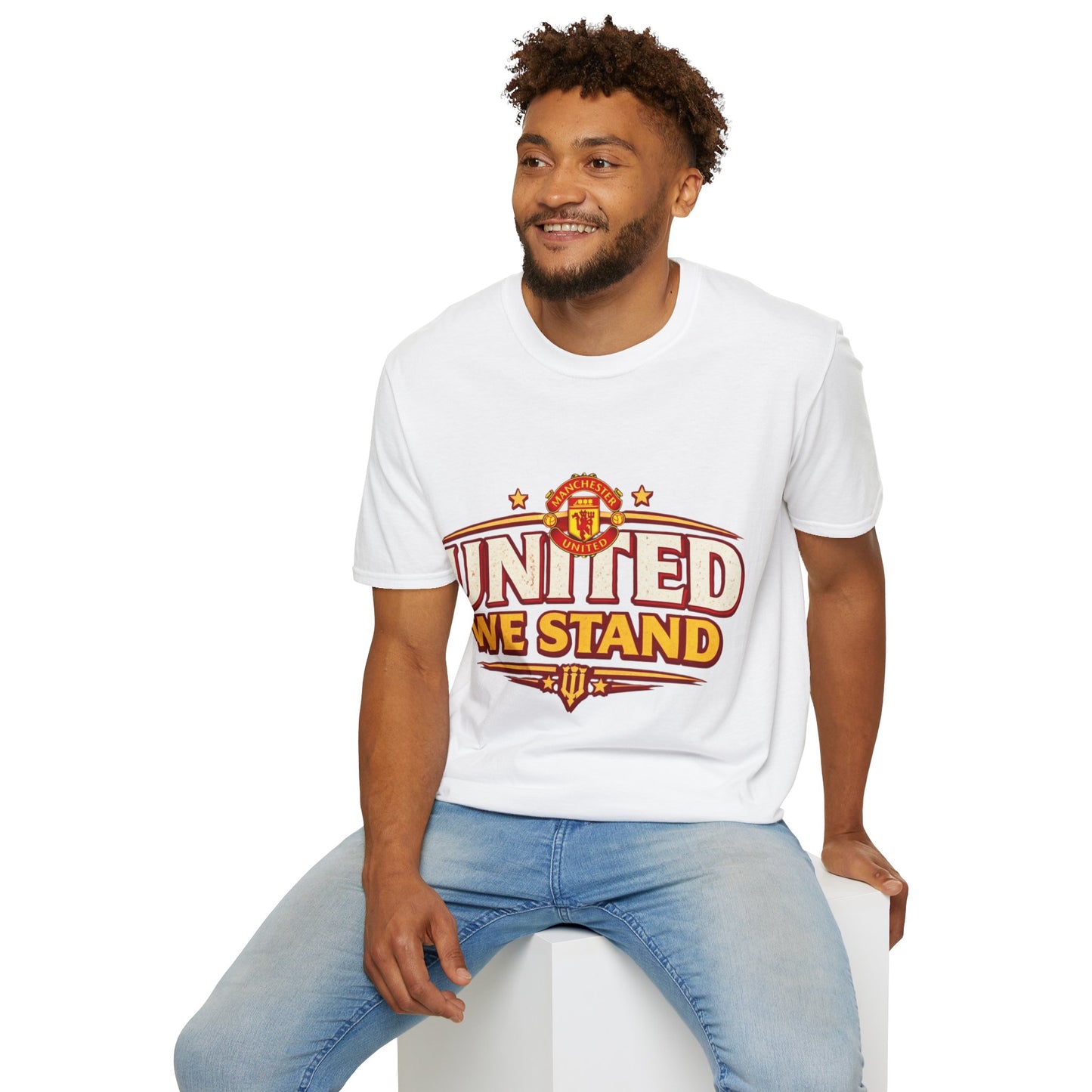 Manchester United Football T-Shirt - United We Stand Fan Tee