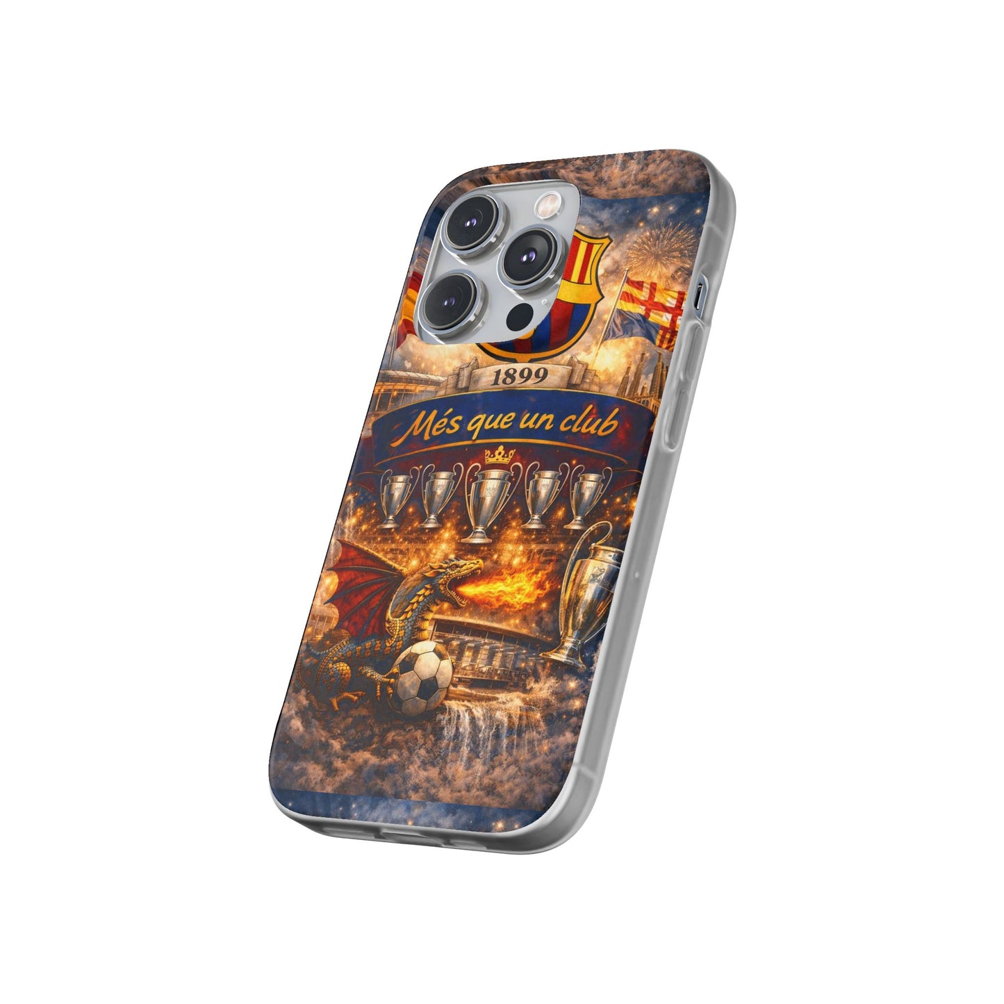 FC Barcelona ‘Més Que Un Club’ Phone Case — Soccer Fan iPhone Cover