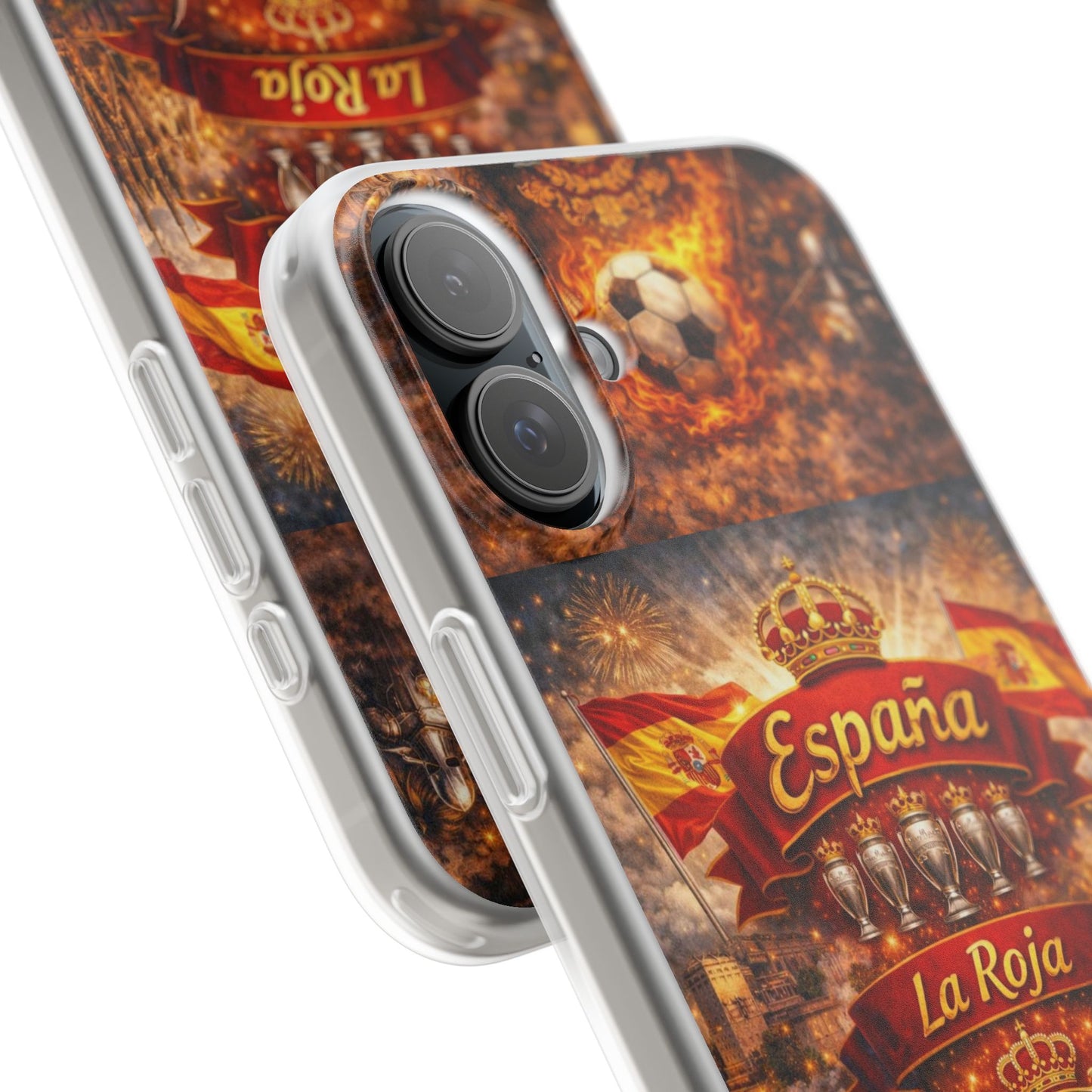 Spain La Roja Soccer Phone Case — España Football Flexi Case