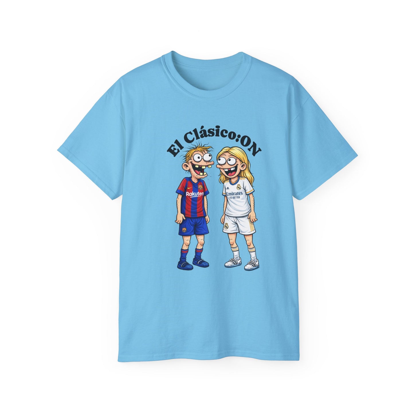 Soccer Rivalry Tee — "Friendship: OFF, El Clásico: ON"