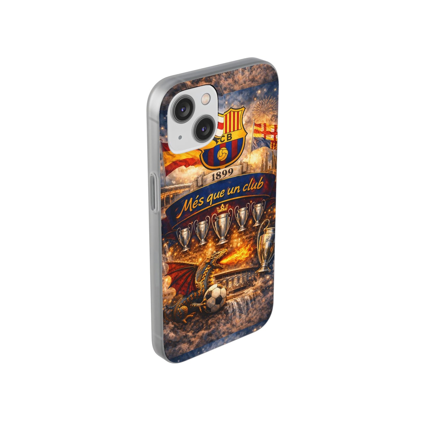 FC Barcelona ‘Més Que Un Club’ Phone Case — Soccer Fan iPhone Cover