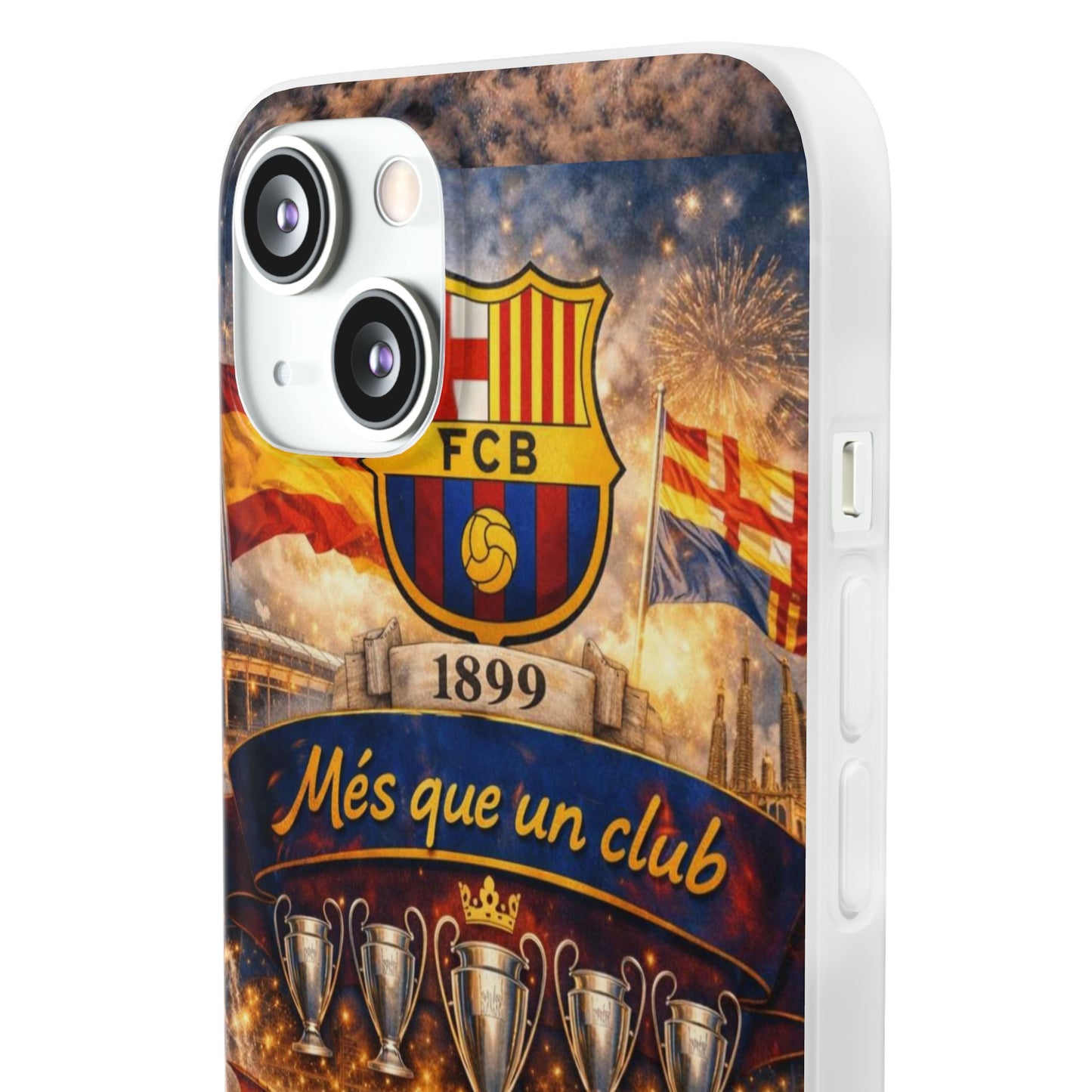 FC Barcelona ‘Més Que Un Club’ Phone Case — Soccer Fan iPhone Cover