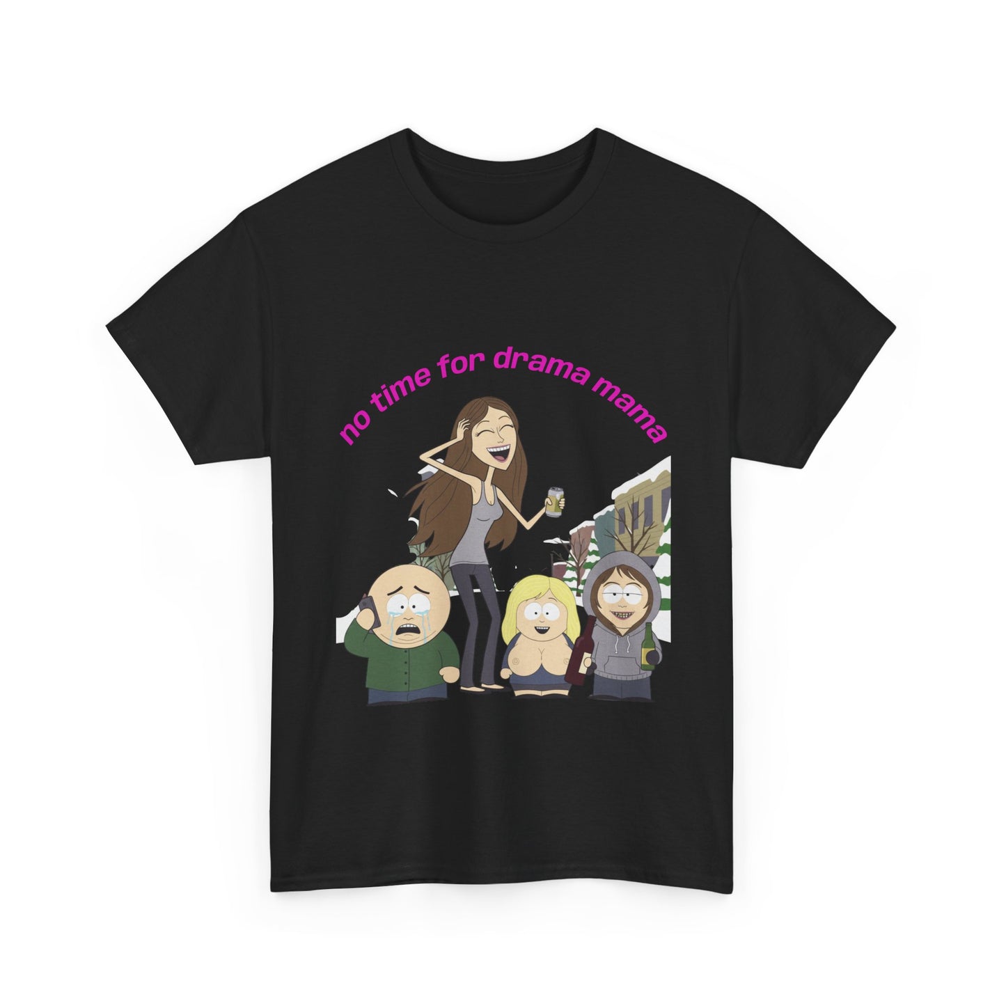 South Park Style Family Portrait Tee