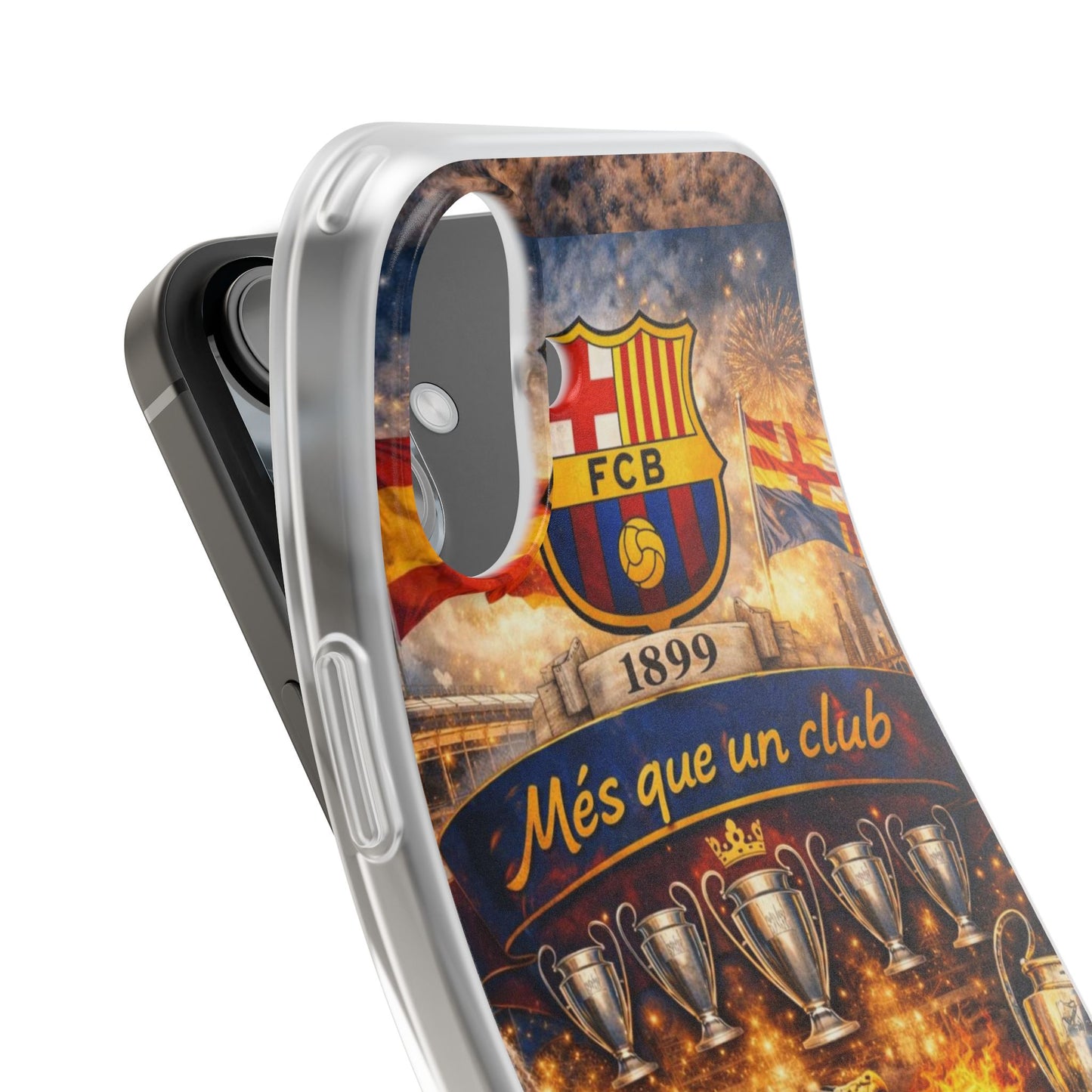 FC Barcelona ‘Més Que Un Club’ Phone Case — Soccer Fan iPhone Cover