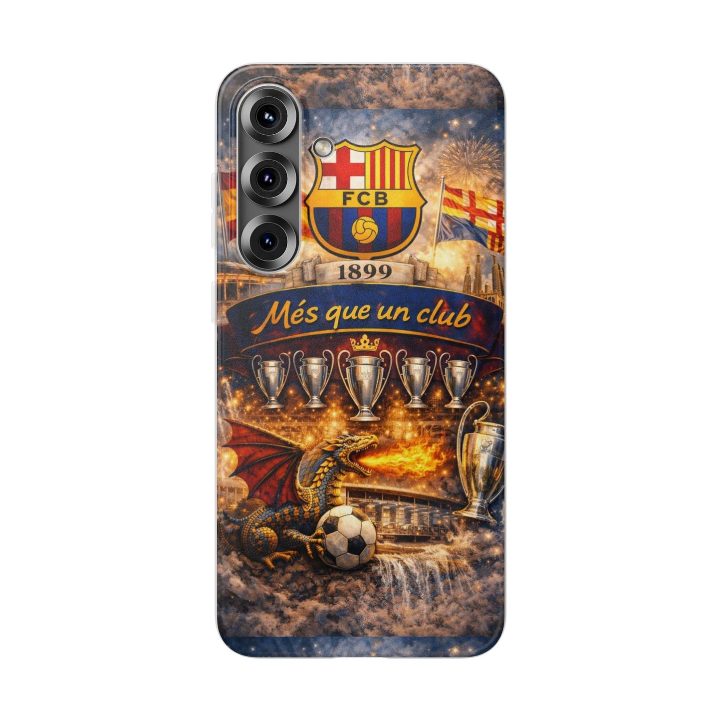 FC Barcelona ‘Més Que Un Club’ Phone Case — Soccer Fan iPhone Cover