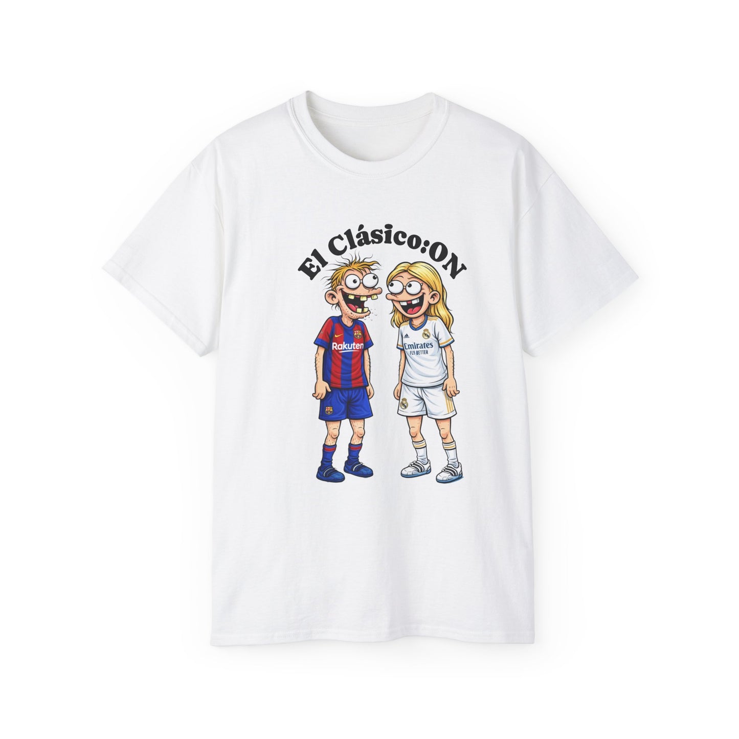 Soccer Rivalry Tee — "Friendship: OFF, El Clásico: ON"