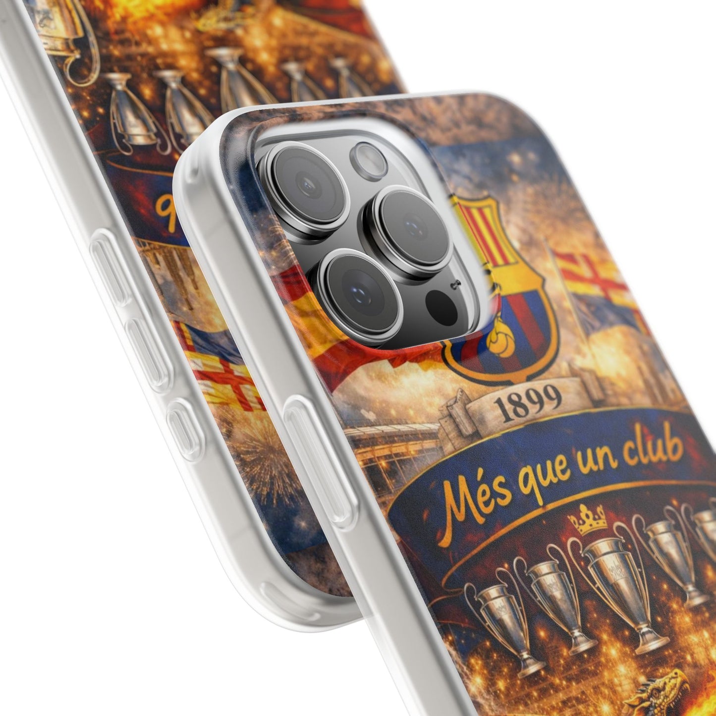 FC Barcelona ‘Més Que Un Club’ Phone Case — Soccer Fan iPhone Cover