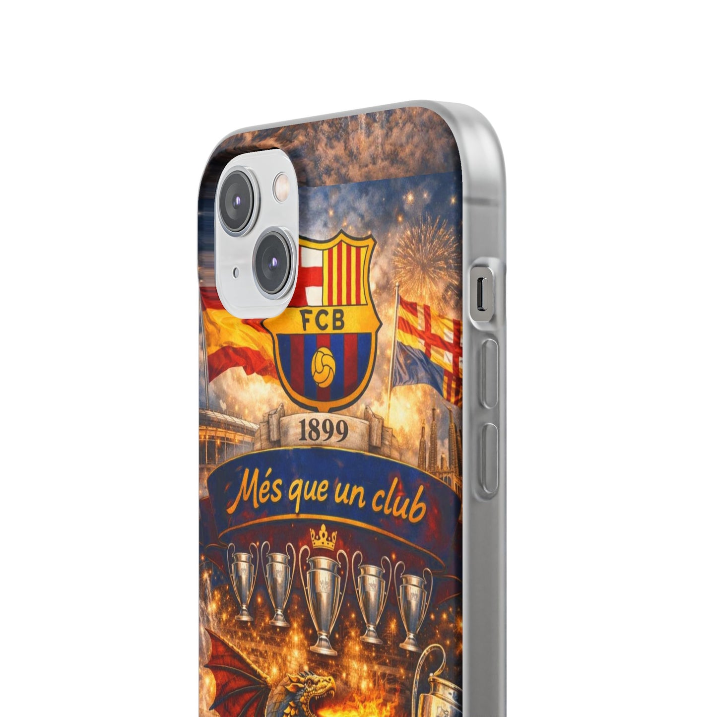 FC Barcelona ‘Més Que Un Club’ Phone Case — Soccer Fan iPhone Cover