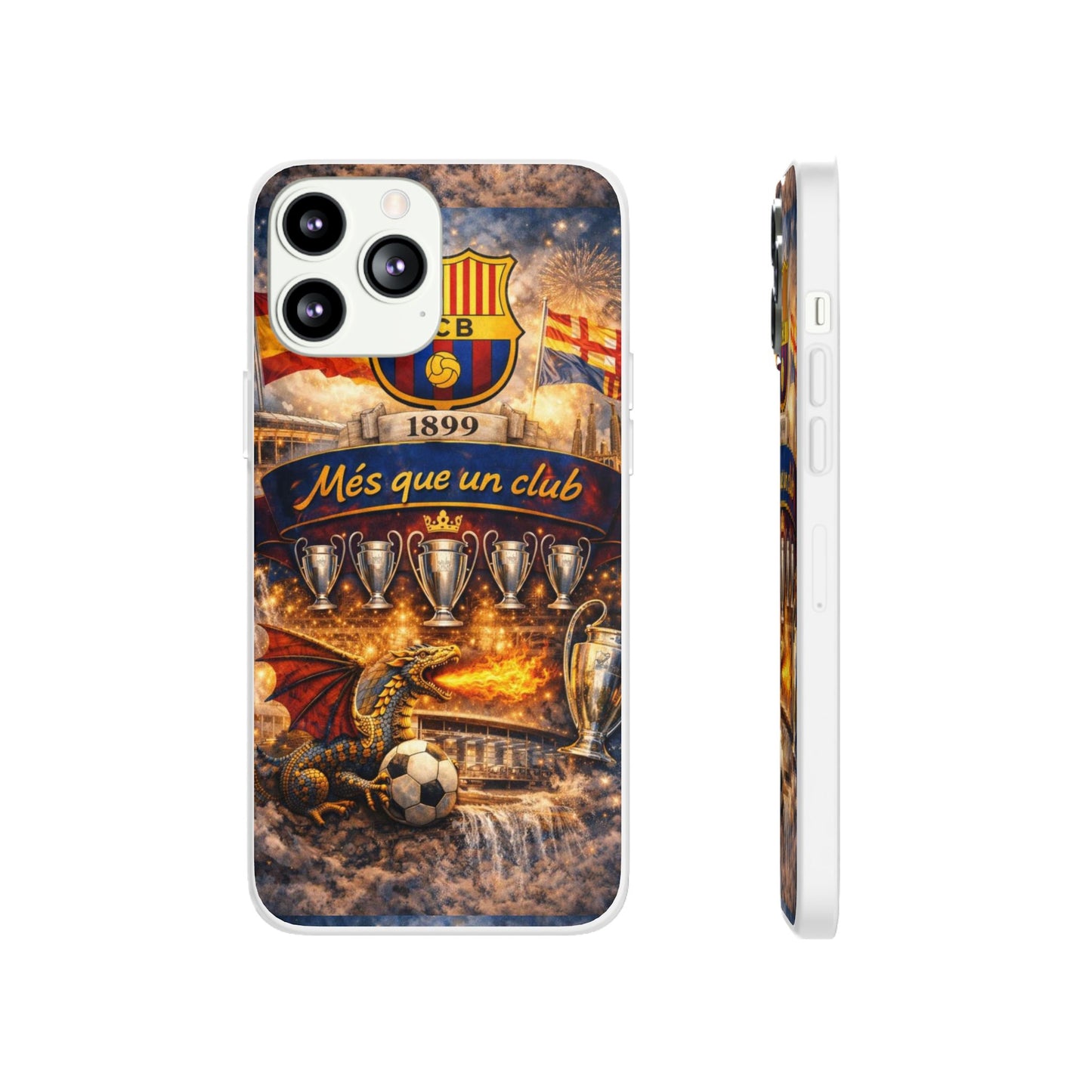 FC Barcelona ‘Més Que Un Club’ Phone Case — Soccer Fan iPhone Cover