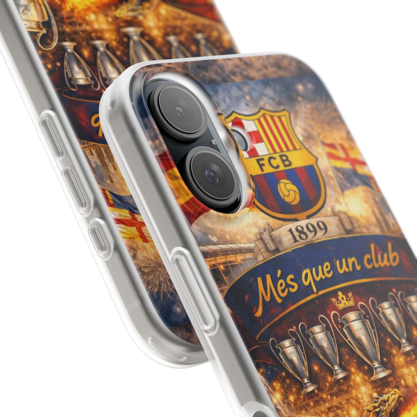 FC Barcelona ‘Més Que Un Club’ Phone Case — Soccer Fan iPhone Cover