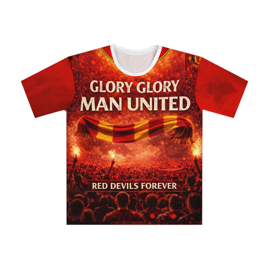Man United Red Devils T‑Shirt – "Glory Glory Man United"