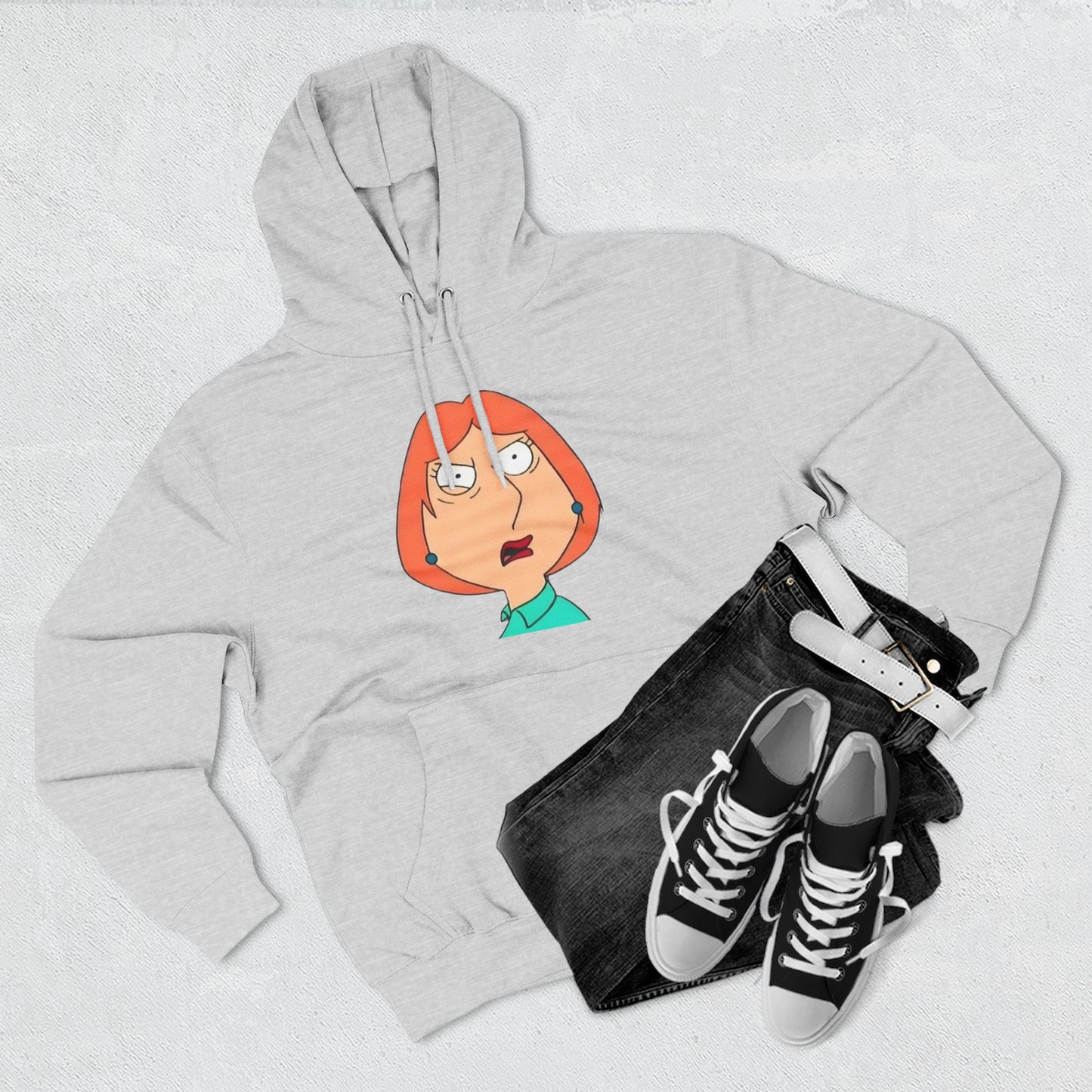 WTF Cartoon Mom Hoodie — Funny Graphic Pullover for Fans of Quirky Humor