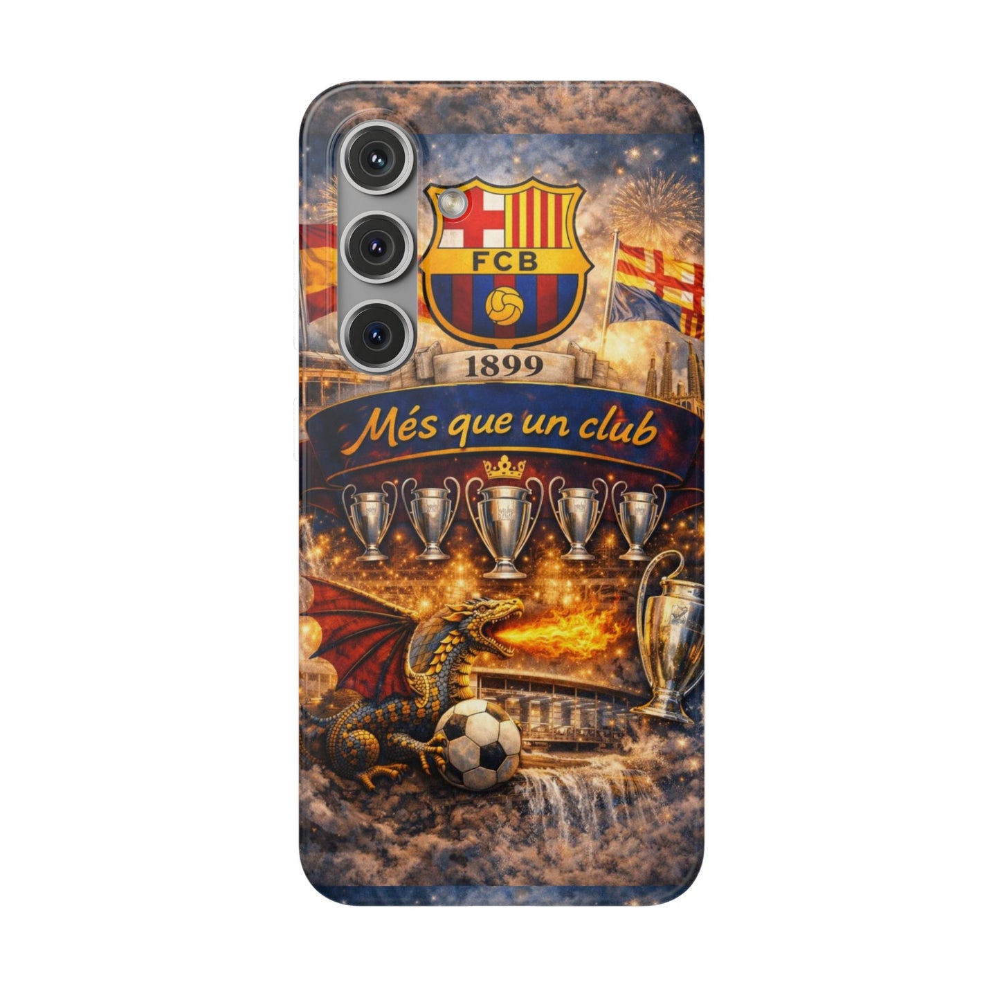 FC Barcelona ‘Més Que Un Club’ Phone Case — Soccer Fan iPhone Cover