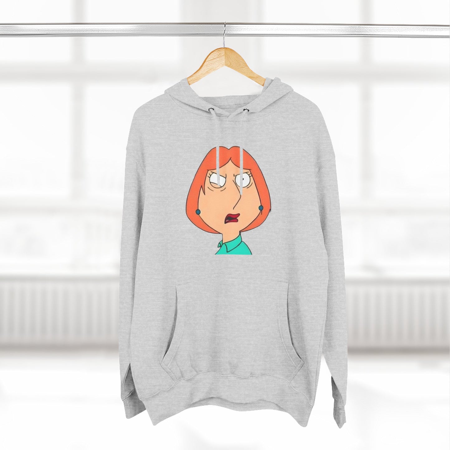 WTF Cartoon Mom Hoodie — Funny Graphic Pullover for Fans of Quirky Humor
