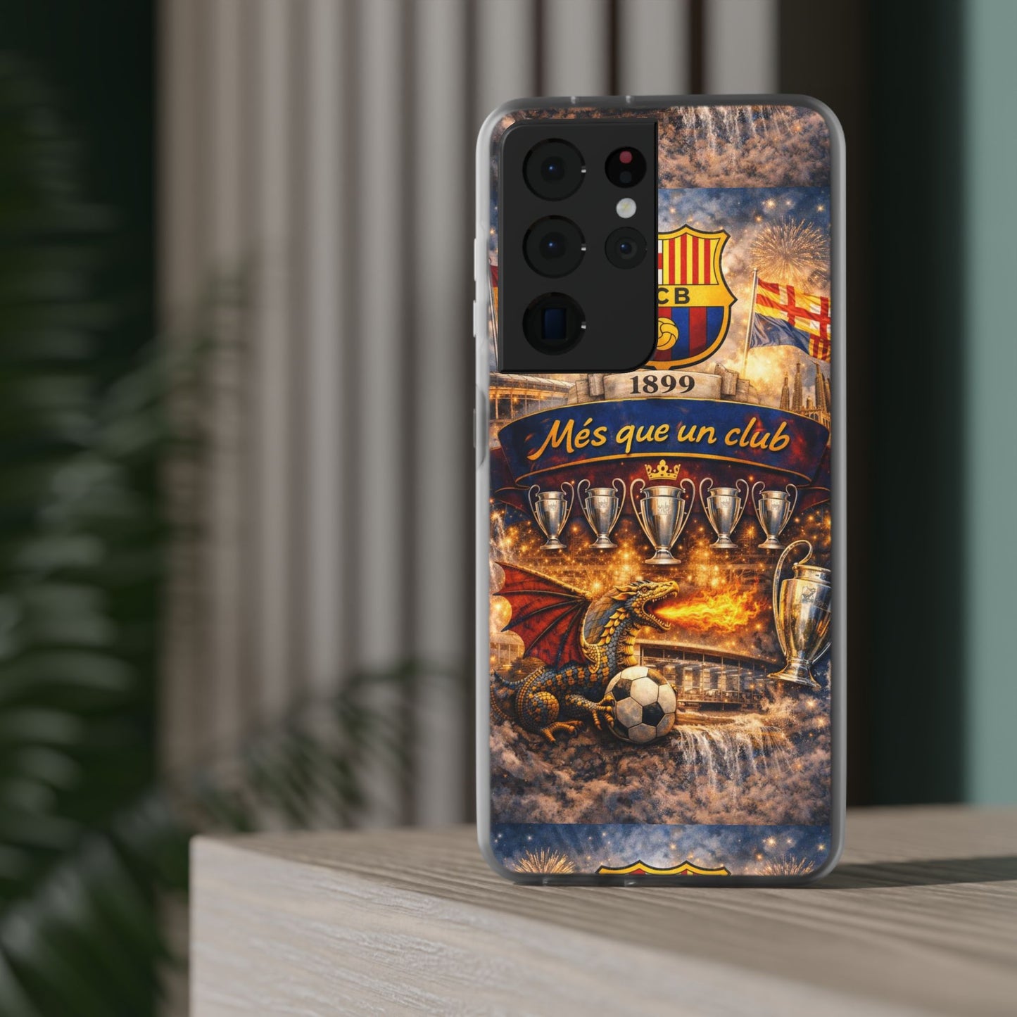 FC Barcelona ‘Més Que Un Club’ Phone Case — Soccer Fan iPhone Cover