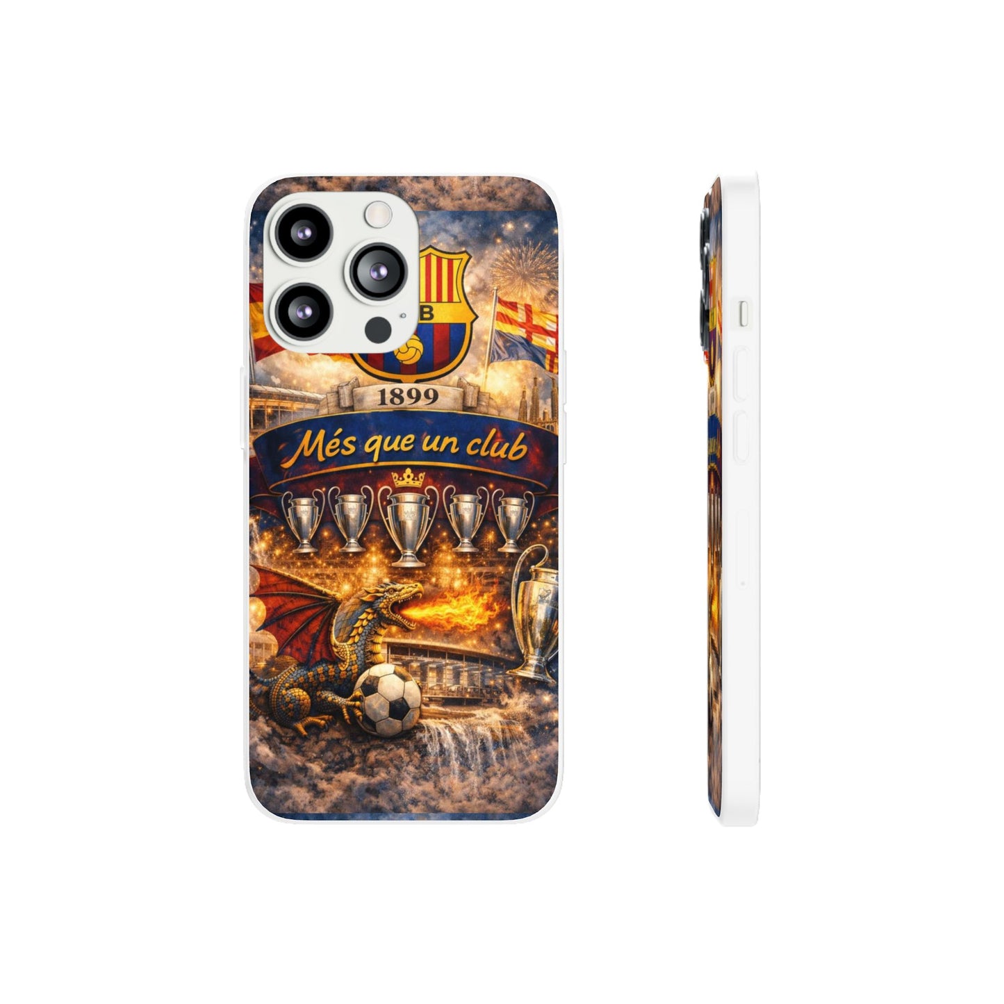 FC Barcelona ‘Més Que Un Club’ Phone Case — Soccer Fan iPhone Cover