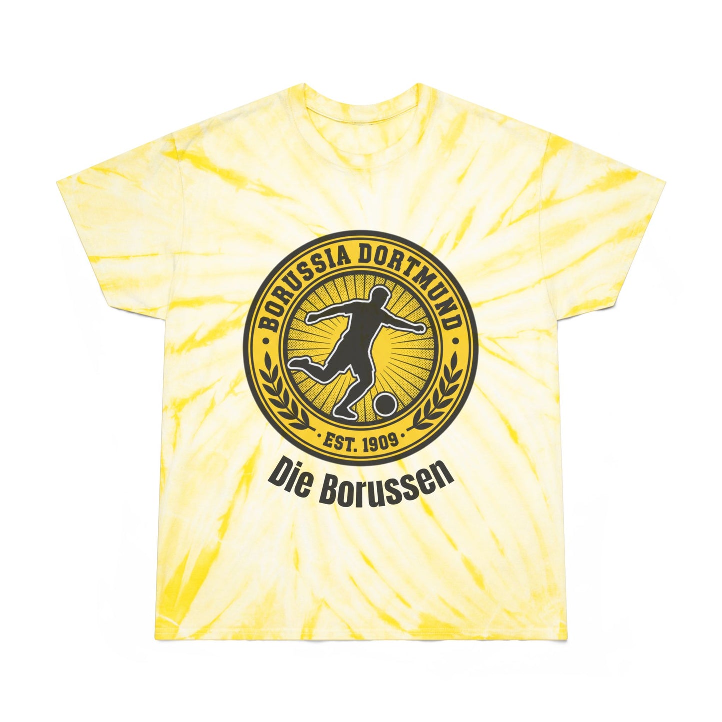 Borussia Dortmund Tie-Dye T-Shirt –  "Die Borussen" Football Tee for real fans