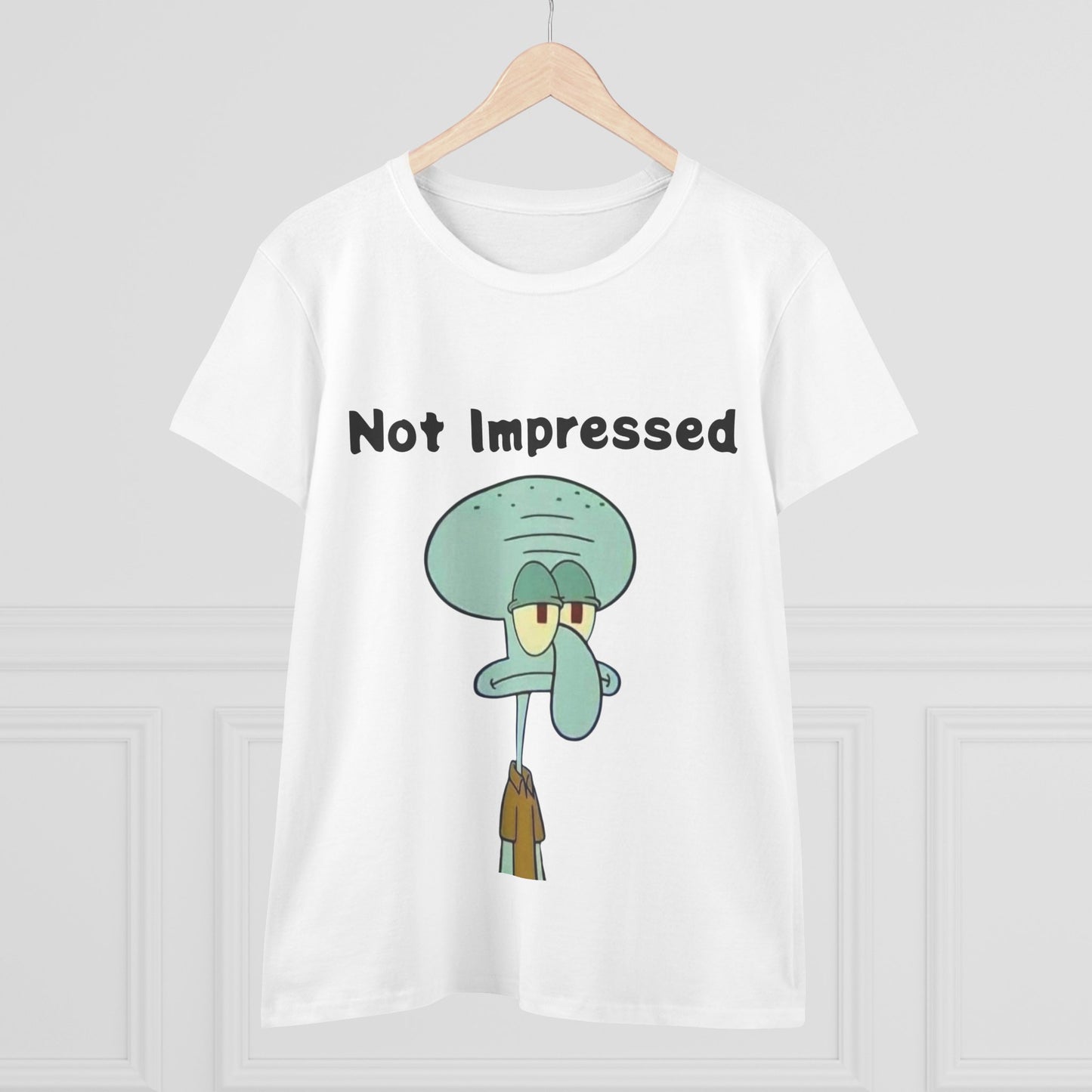 Not Impressed Graphic Tee — Funny Sarcasm Women's T-Shirt