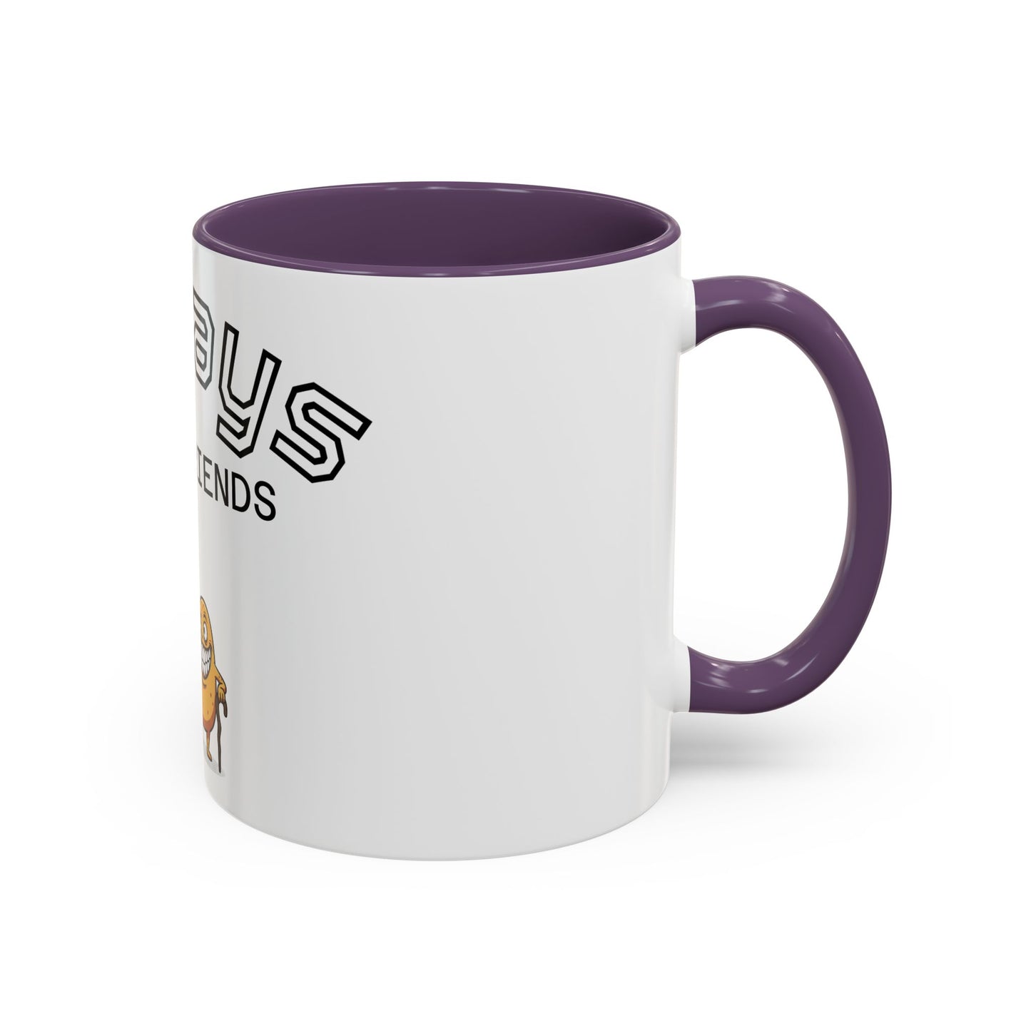 Taza de café — "Siempre mejores amigos" Divertida taza de la amistad con pepinillos y nuggets (11/15 oz)