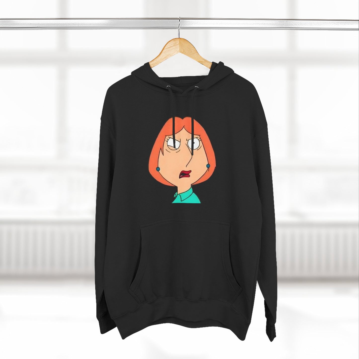WTF Cartoon Mom Hoodie — Funny Graphic Pullover for Fans of Quirky Humor