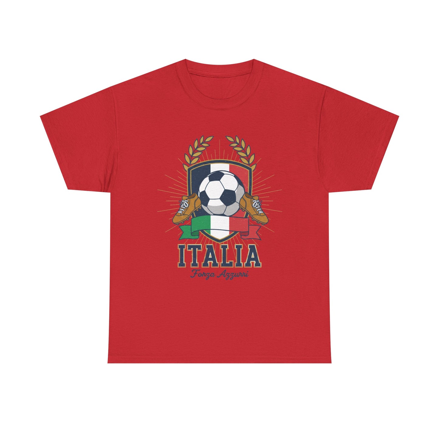 Italy Soccer Tee — Italia Football Crest T-Shirt