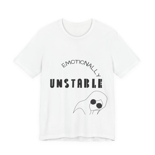 Emotionally Unstable T-Shirt — Cute Squidward Graphic Tee