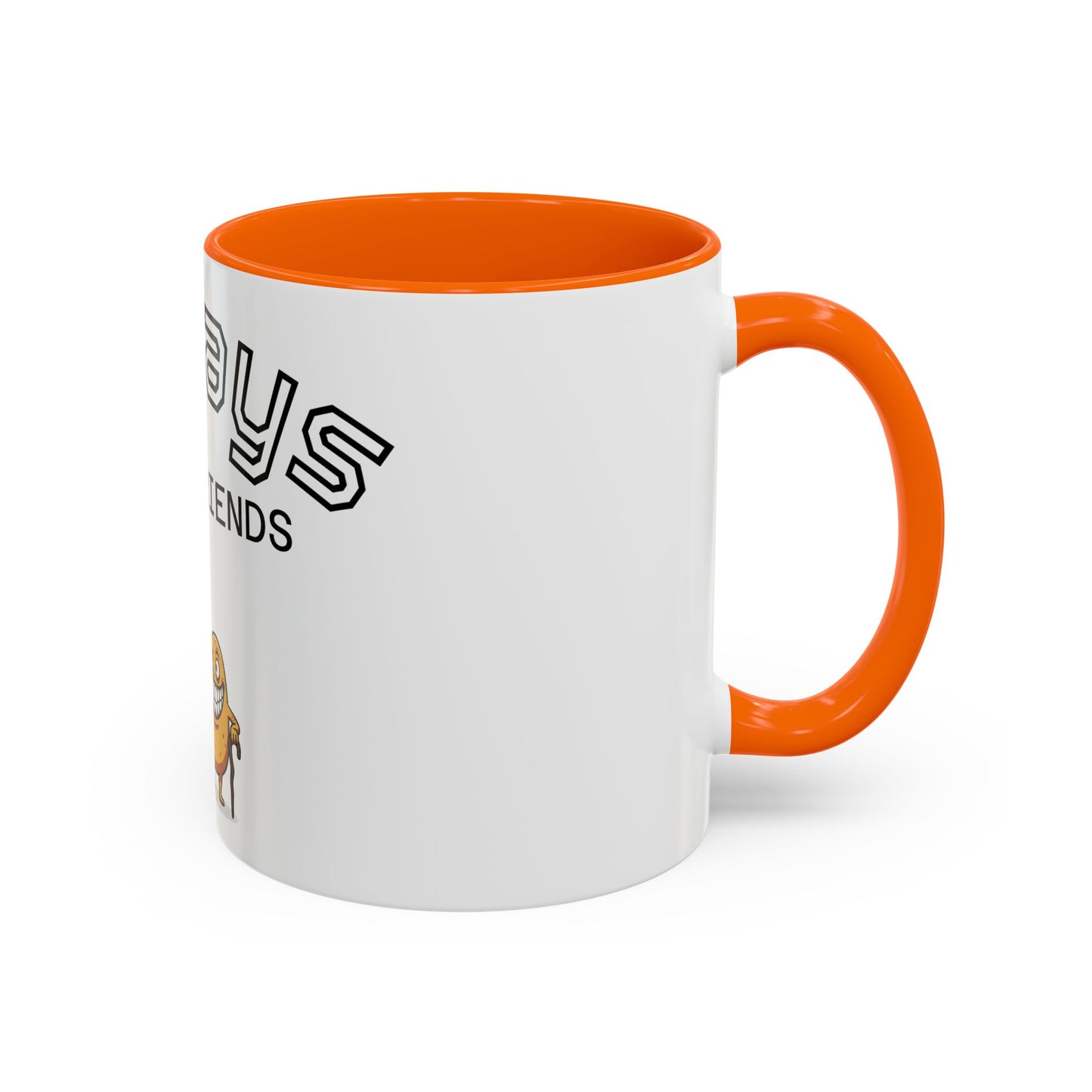 Taza de café — "Siempre mejores amigos" Divertida taza de la amistad con pepinillos y nuggets (11/15 oz)