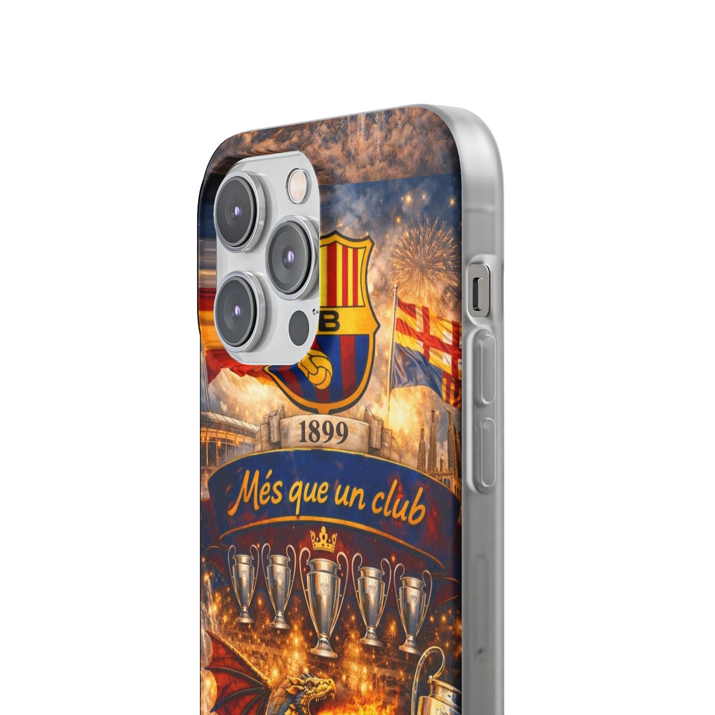 FC Barcelona ‘Més Que Un Club’ Phone Case — Soccer Fan iPhone Cover